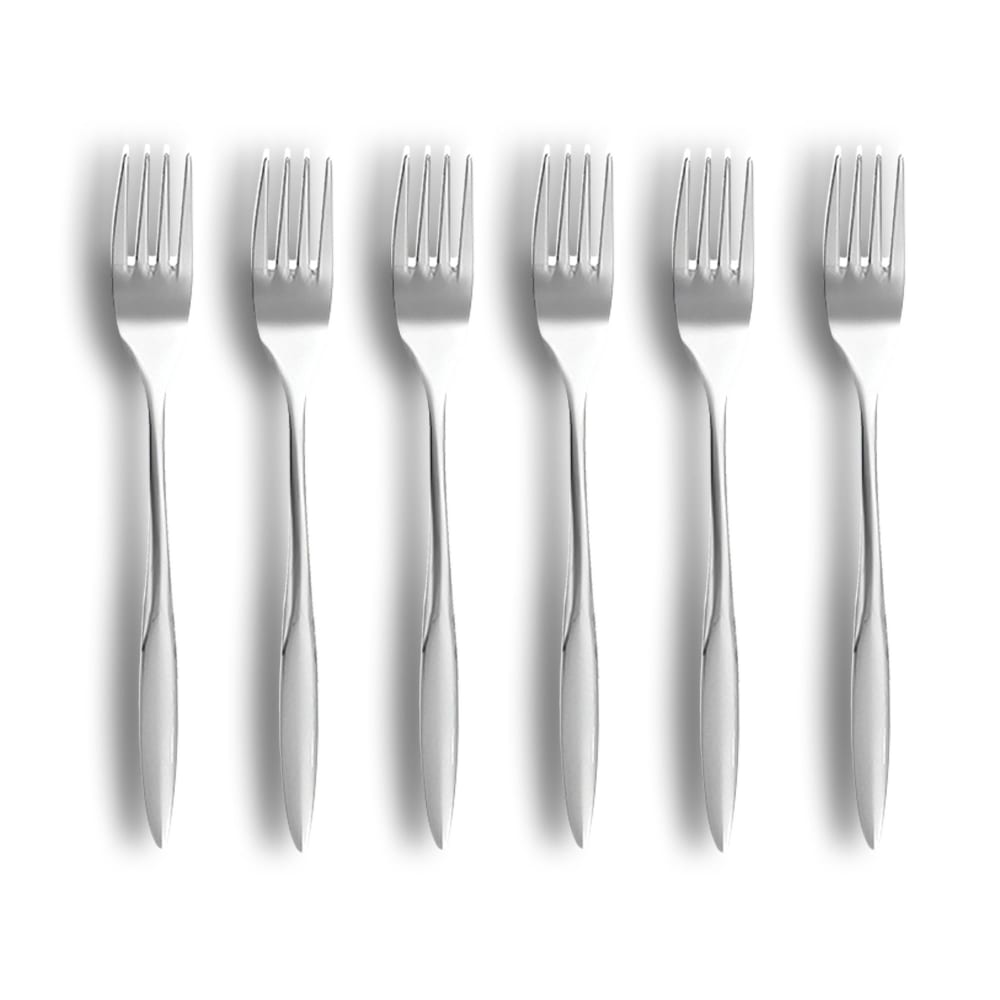 Lot De 6 Fourchettes En Acier Inoxydable Athena - Ogo Living
