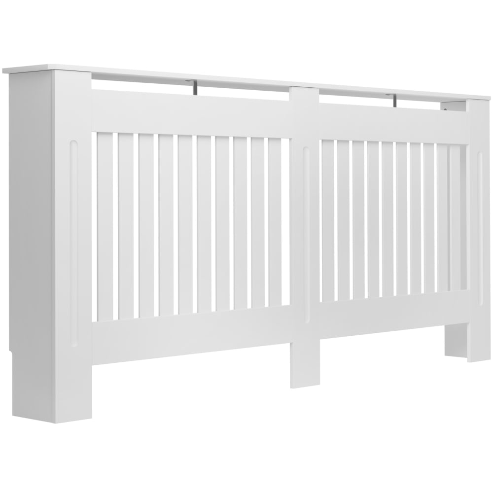 Cache-radiateur design à lattes étagère de rangement 172,3x19x82cm