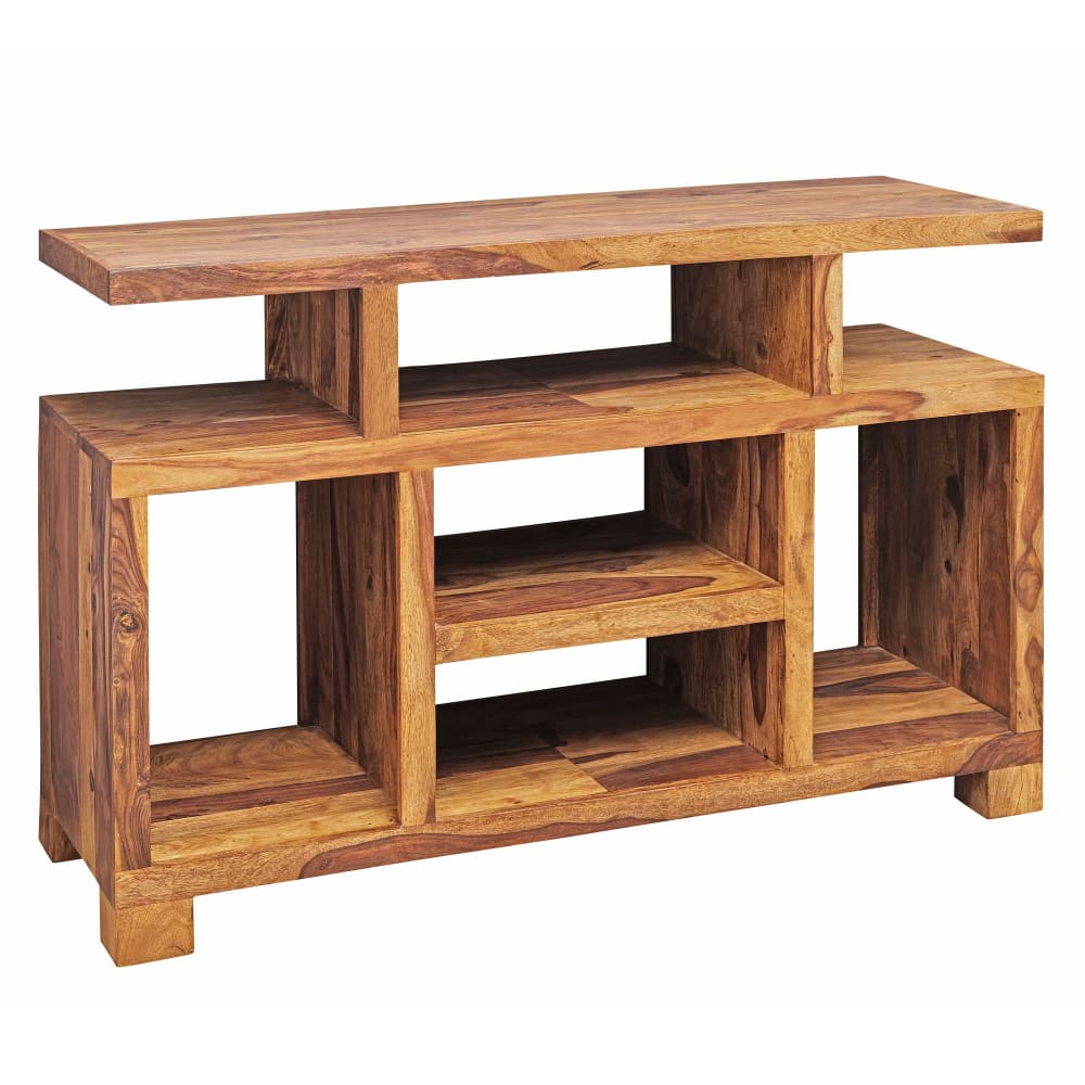 Finebuy Buffet Sheesham Bois Massif 115 Cm Meuble Tv Buffet Commode Rangement