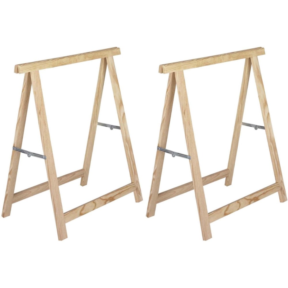 Tréteau en pin standard section 40x17 mm lot de 2
