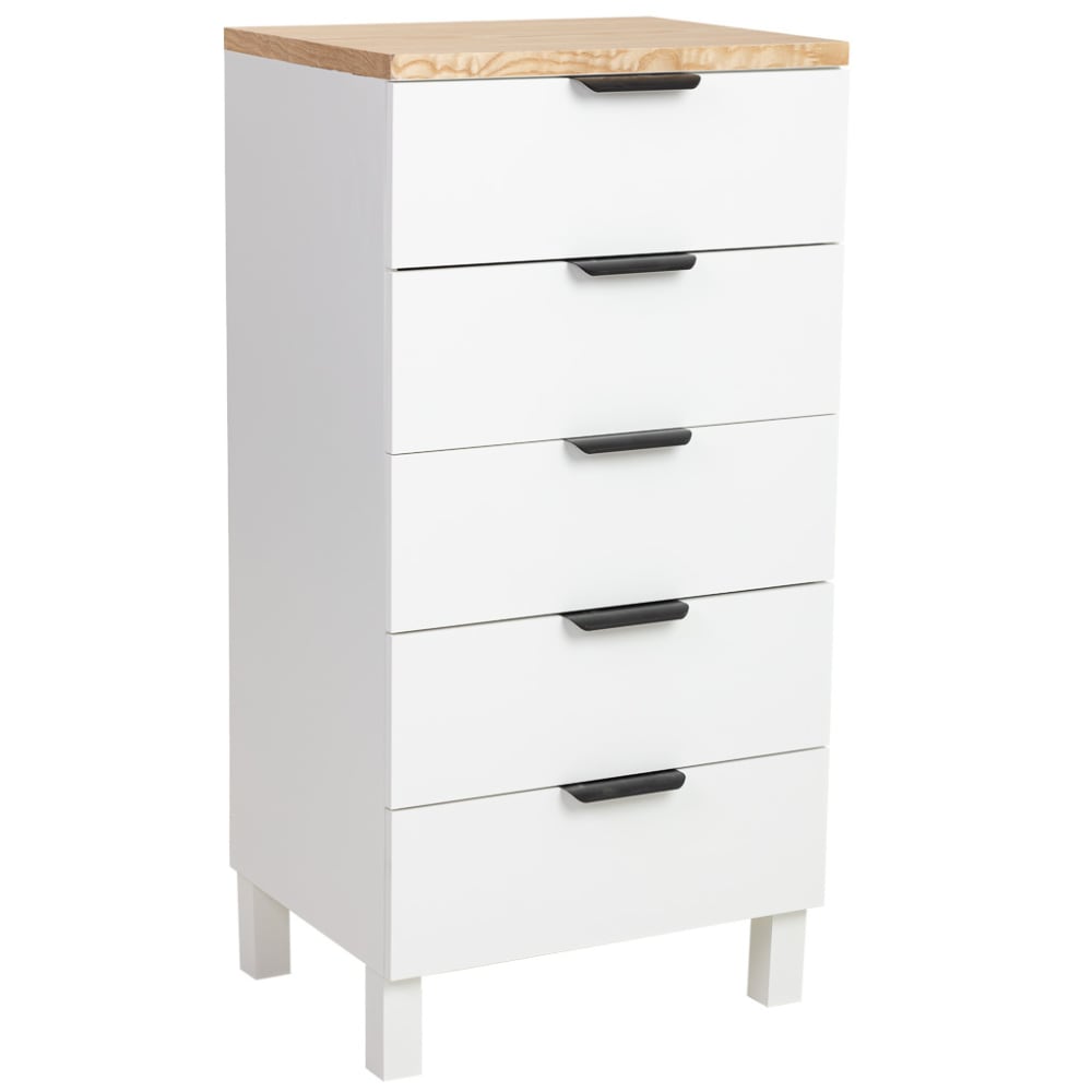 Chiffonnier En Bois Blanc 45x35x90