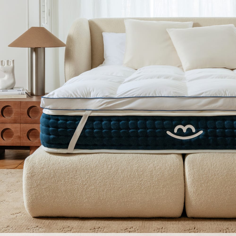 Surmatelas micro-fibre ultra moelleuse 140x200 épais 5cm