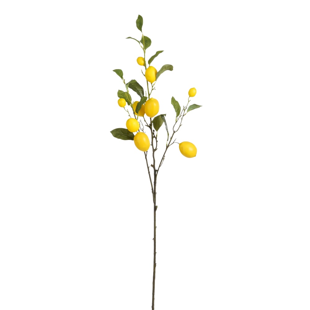 Mica Decorations Branche Décorative Jaune H12xl12xl104cm
