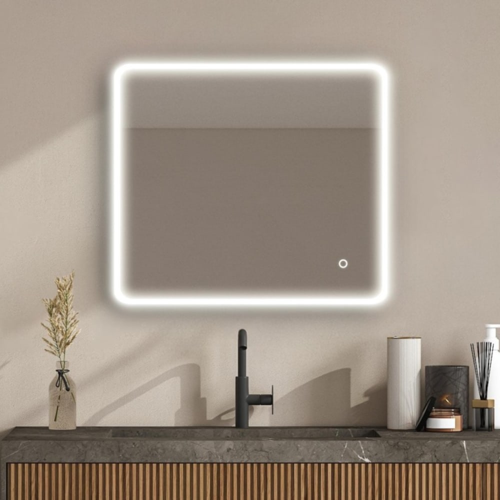 Miroir led rectangulaire avec rétroéclairage miralux