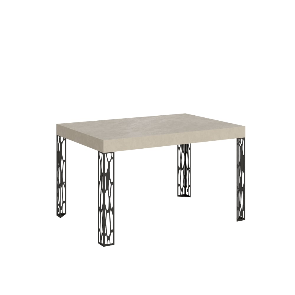Table Extensible 120/224x90 Cm Ghibli Cachemire Pieds Anthracite