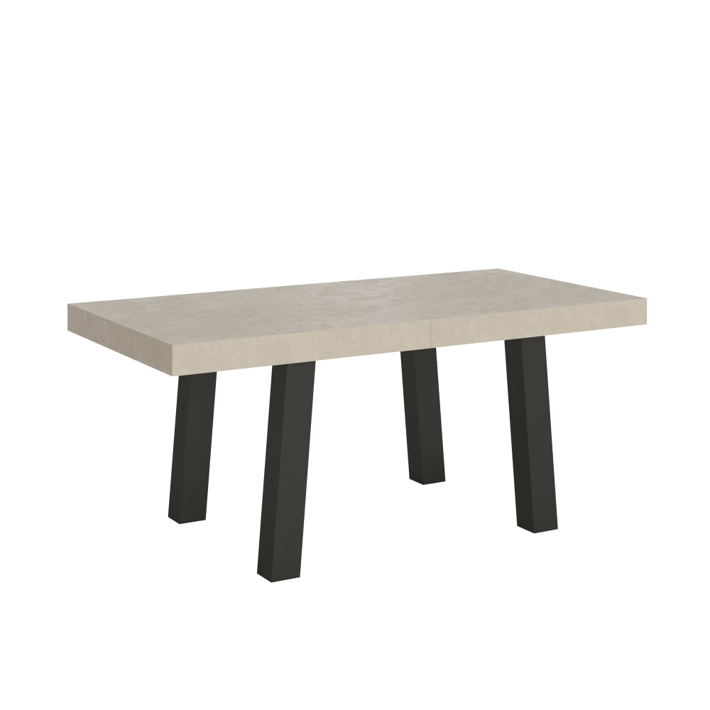 Table Extensible 180/284x90 Cm Bridge Cachemire Pieds Anthracite
