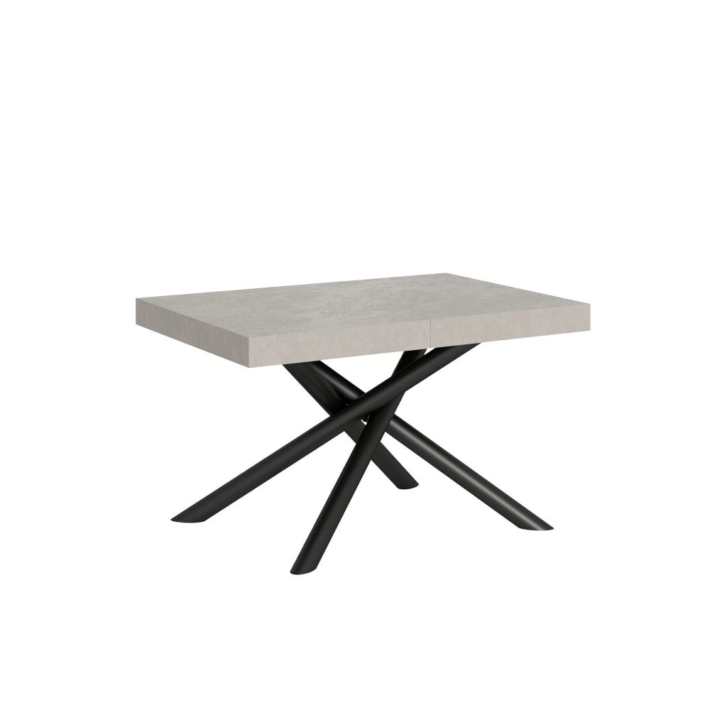 Table Extensible 120/224x90 Cm Famas Cachemire Pieds Anthracite