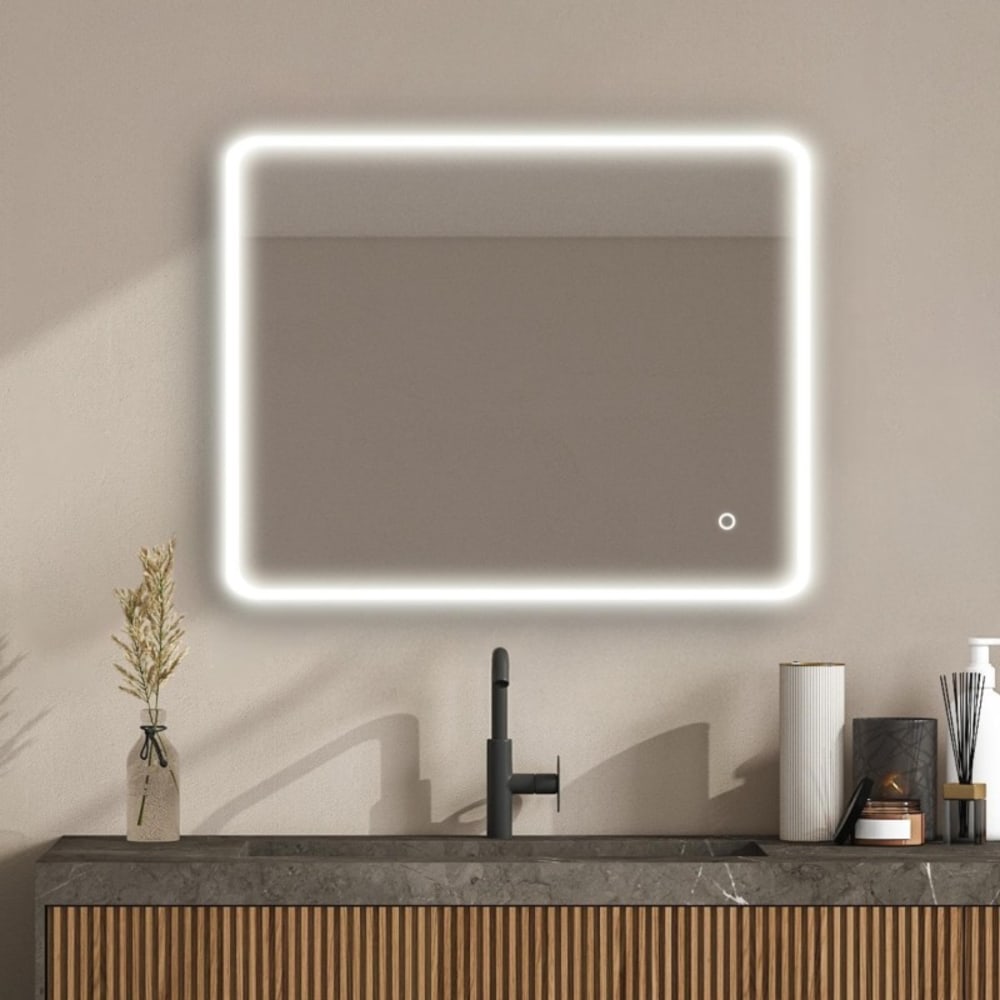 Miroir led rectangulaire avec rétroéclairage miralux