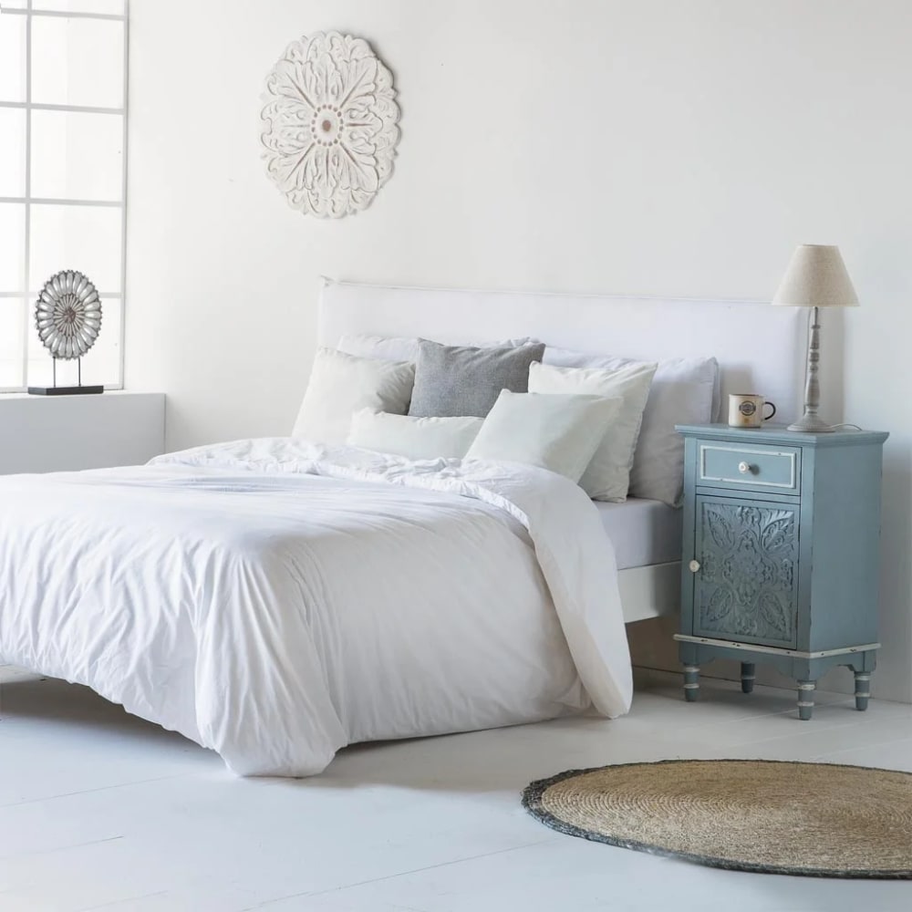 Décoration Murale Alexandra House Living Blanc Bois D'épicéa Bois Mdf 3 X 60 X 60 Cm