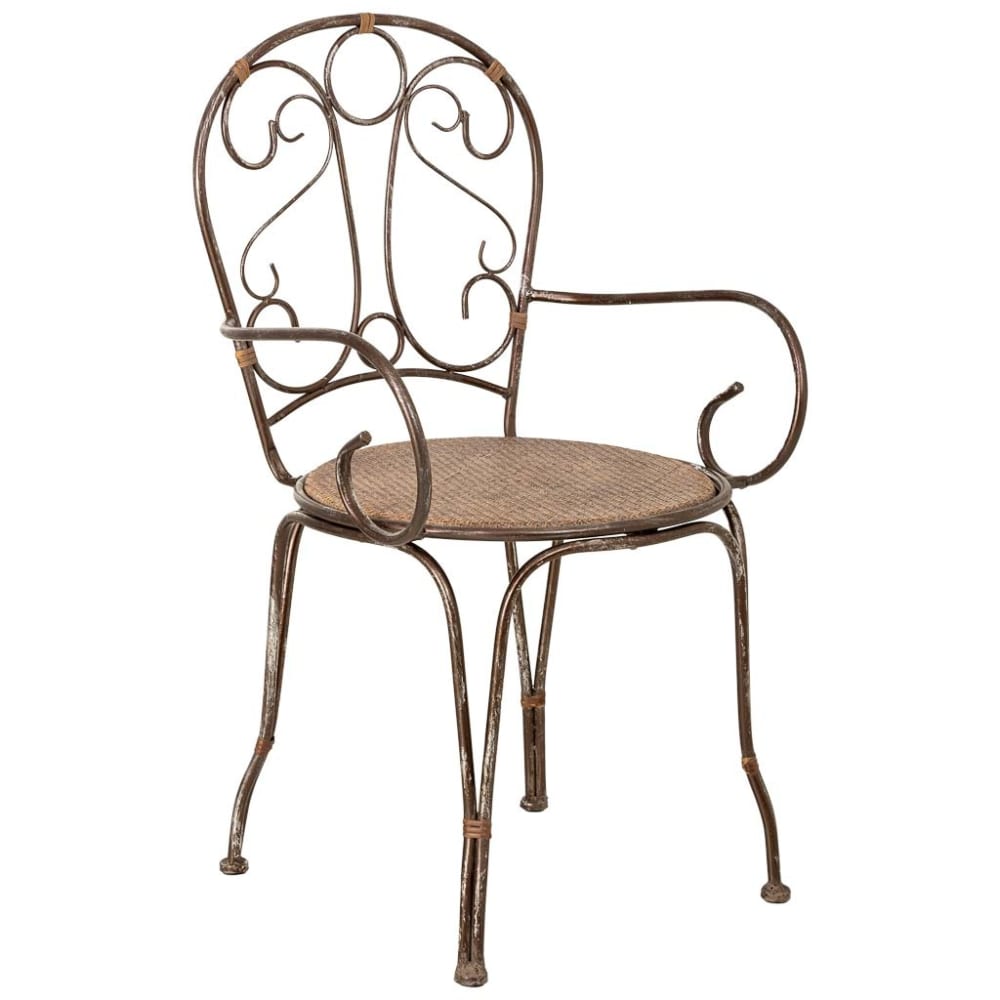 Chaise En Métal 52,7x50,1x45/92,7h Cm