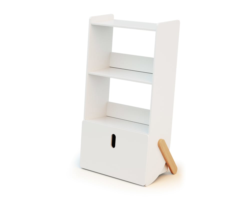 Webaby - Étagère Enfant Pirate En Bois - Blanc