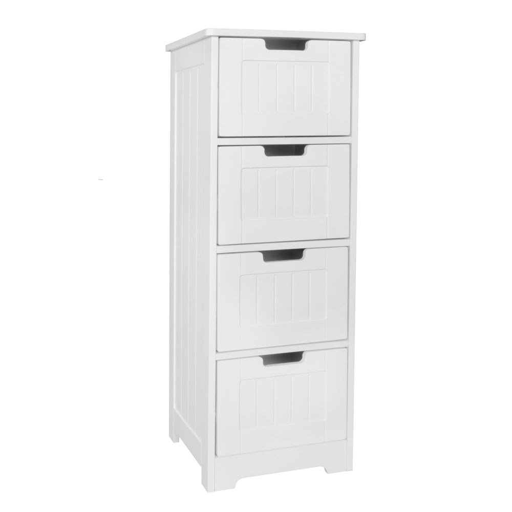 Finebuy Armoire De Salle De Bain 30x83x30cm Commode Avec Tiroir Blanc Colonne