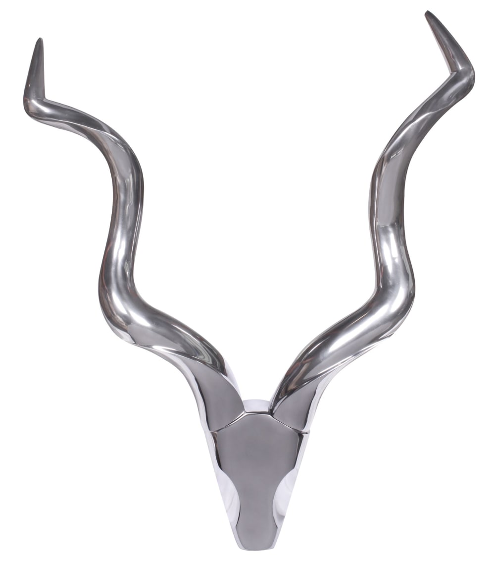 Finebuy Cerf Andouiller Décoration Murale Deer Aluminium Aluminium Antlers Andouiller