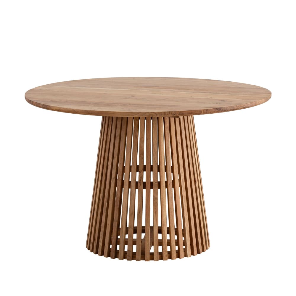 Finebuy Table De Salle À Manger Cuisine 120 Cm Bois Massif Petite Ronde Moderne