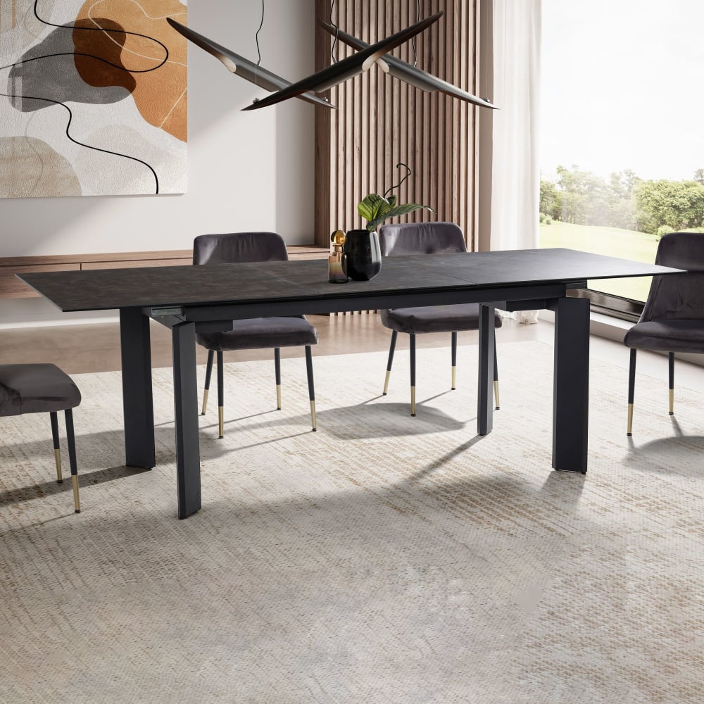 Finebuy Table De Salle À Manger 180 - 240 Cm Extensible Céramique Grande Moderne