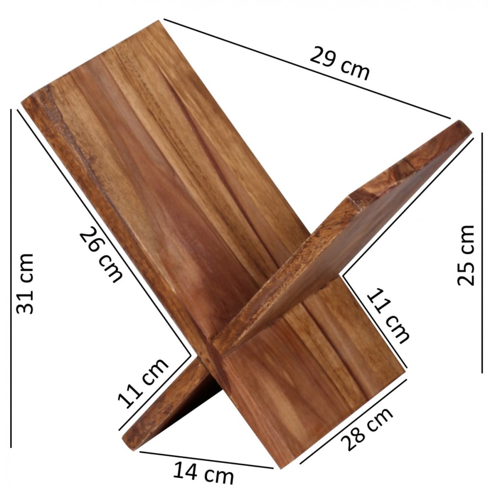 Finebuy Porte Revues Bois Massif 29x31x28cm Porte Journaux Porte Brochures