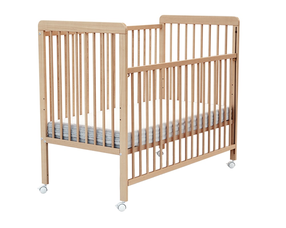 Webaby - Lit Bébé Coulissant En Bois Livo 60 X 120 Cm