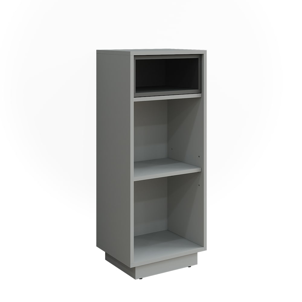 Vicco Armoire Midischrank Gris/Anthracite 38x93cm avec 3 compartiments