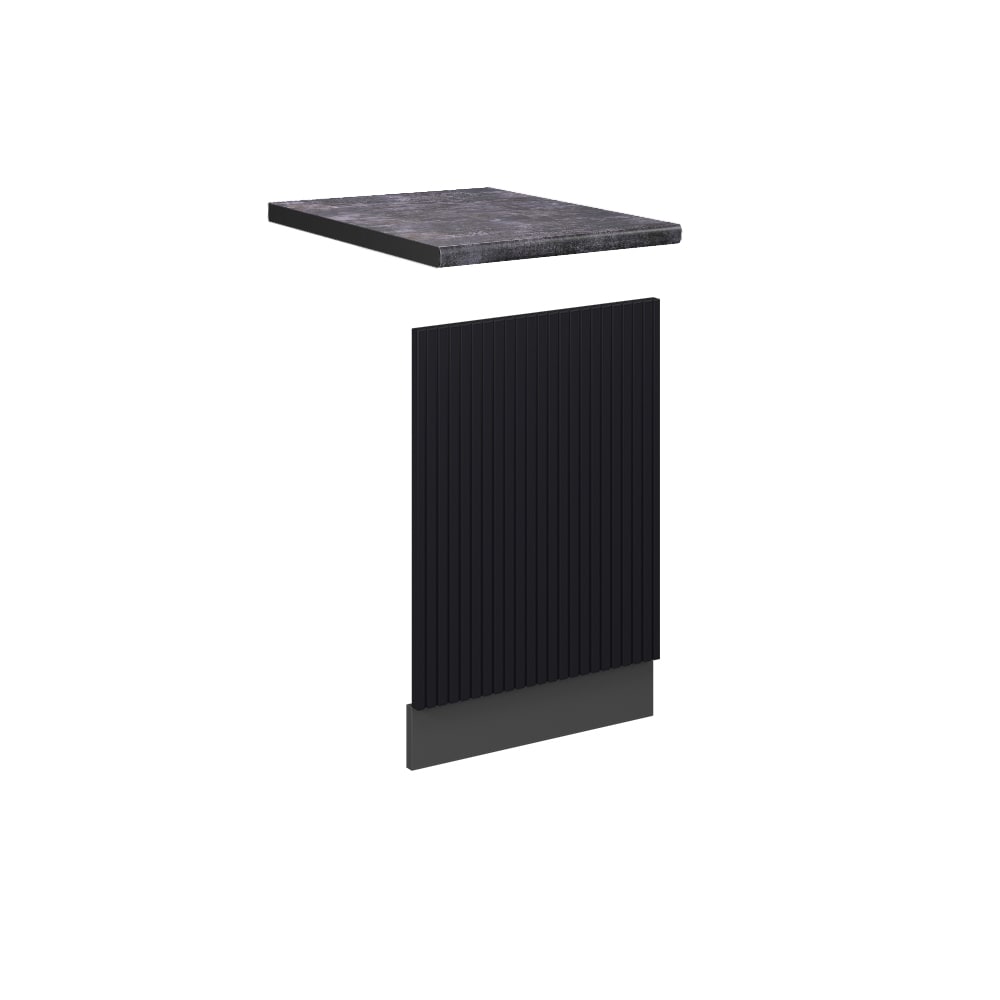 Vicco Façade Noir rayé 45cm, PT Anthracite