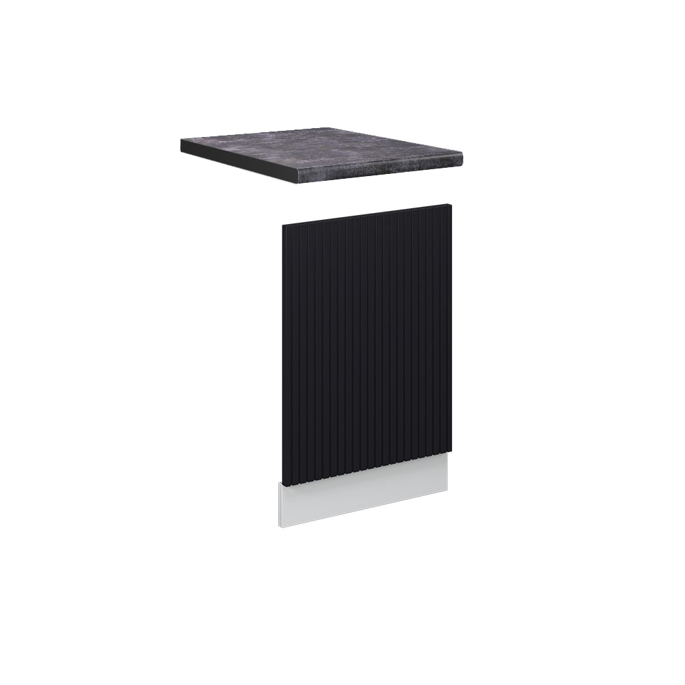 Vicco Façade Noir rayé 45cm, PT Anthracite