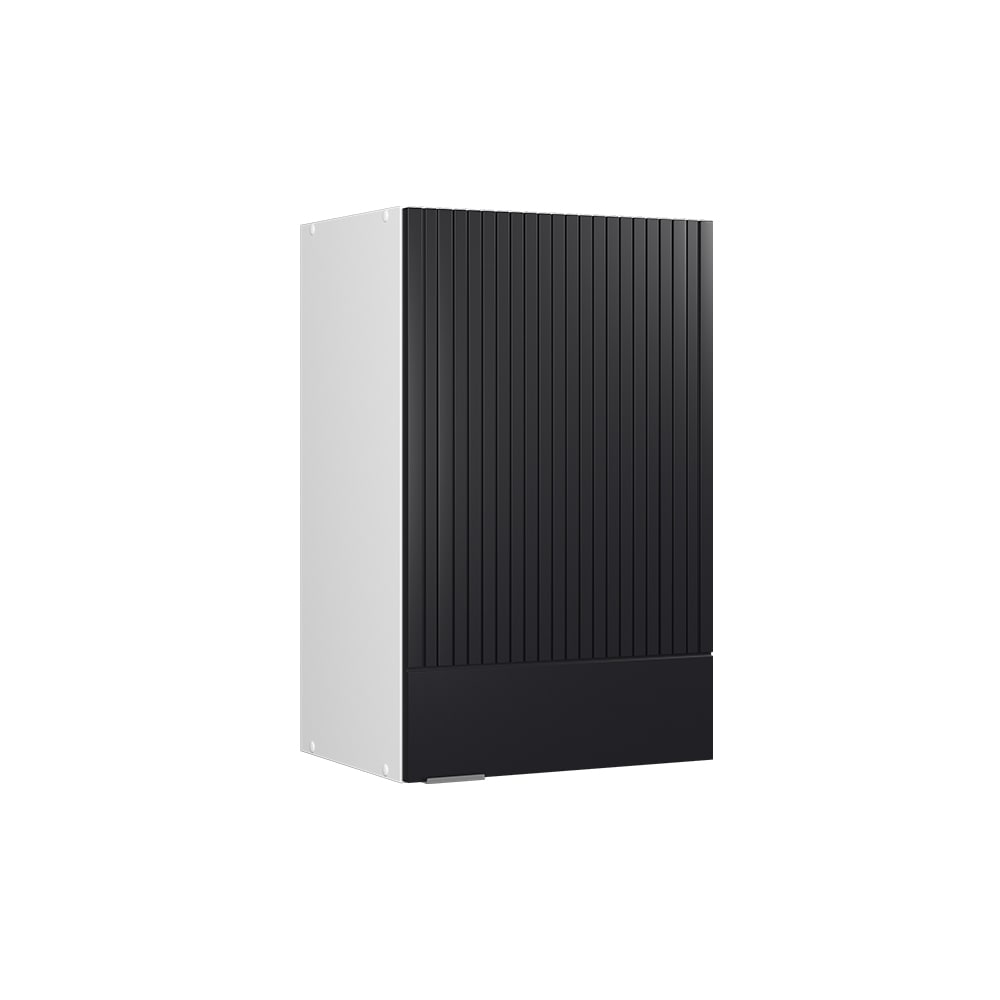 Vicco Elément haut de cuisine Noir rayé 45cm