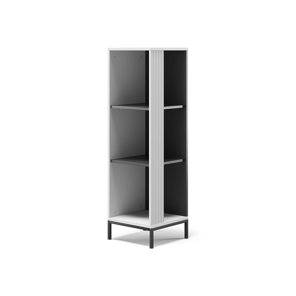Vicco Bibliothèque Blanc 36x120cm 3 sujets