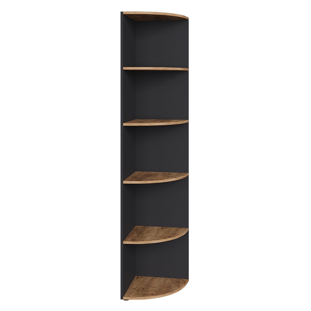 Vicco Étagère dangle Anthracite/chêne doré 40x180.6cm