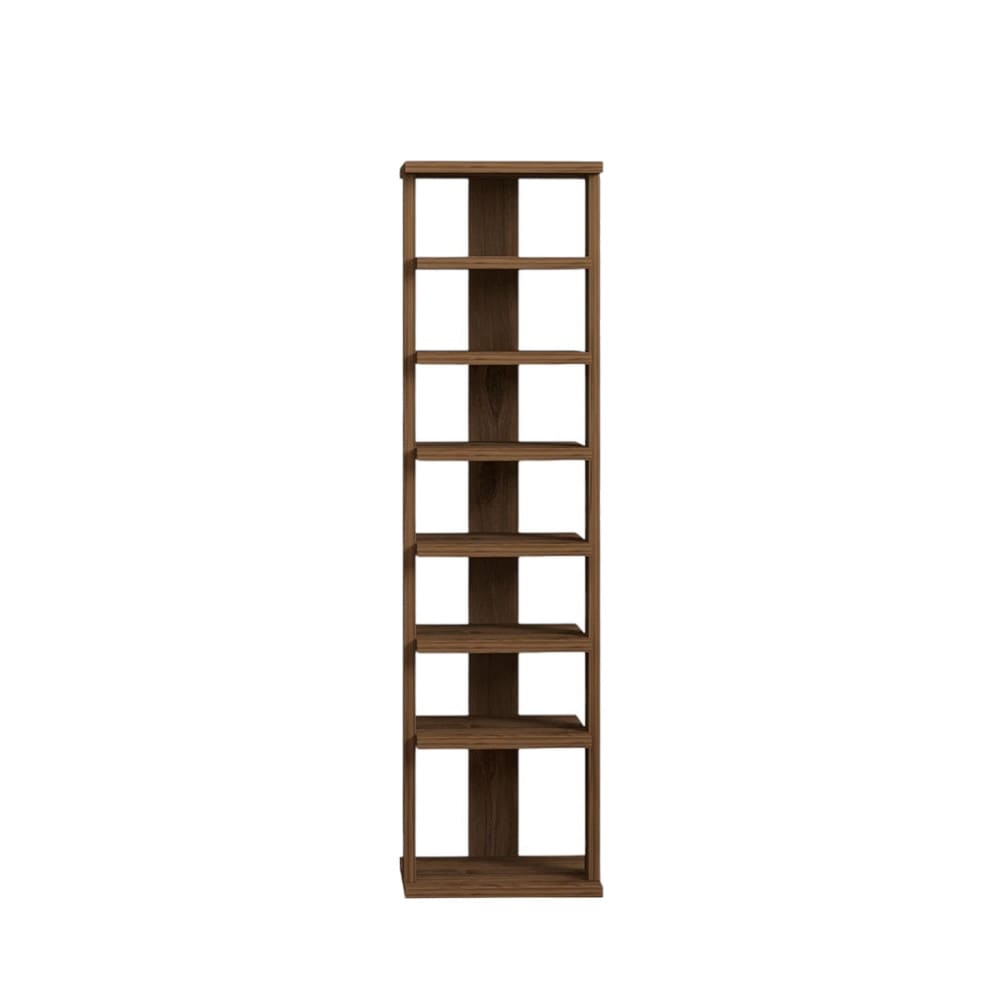 State - Étagère à chaussures en bois H110cm - Bois foncé