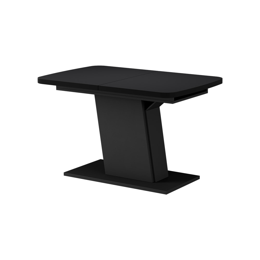Vicco Table de salle à manger Noir 120-160 x 80 cm extensible