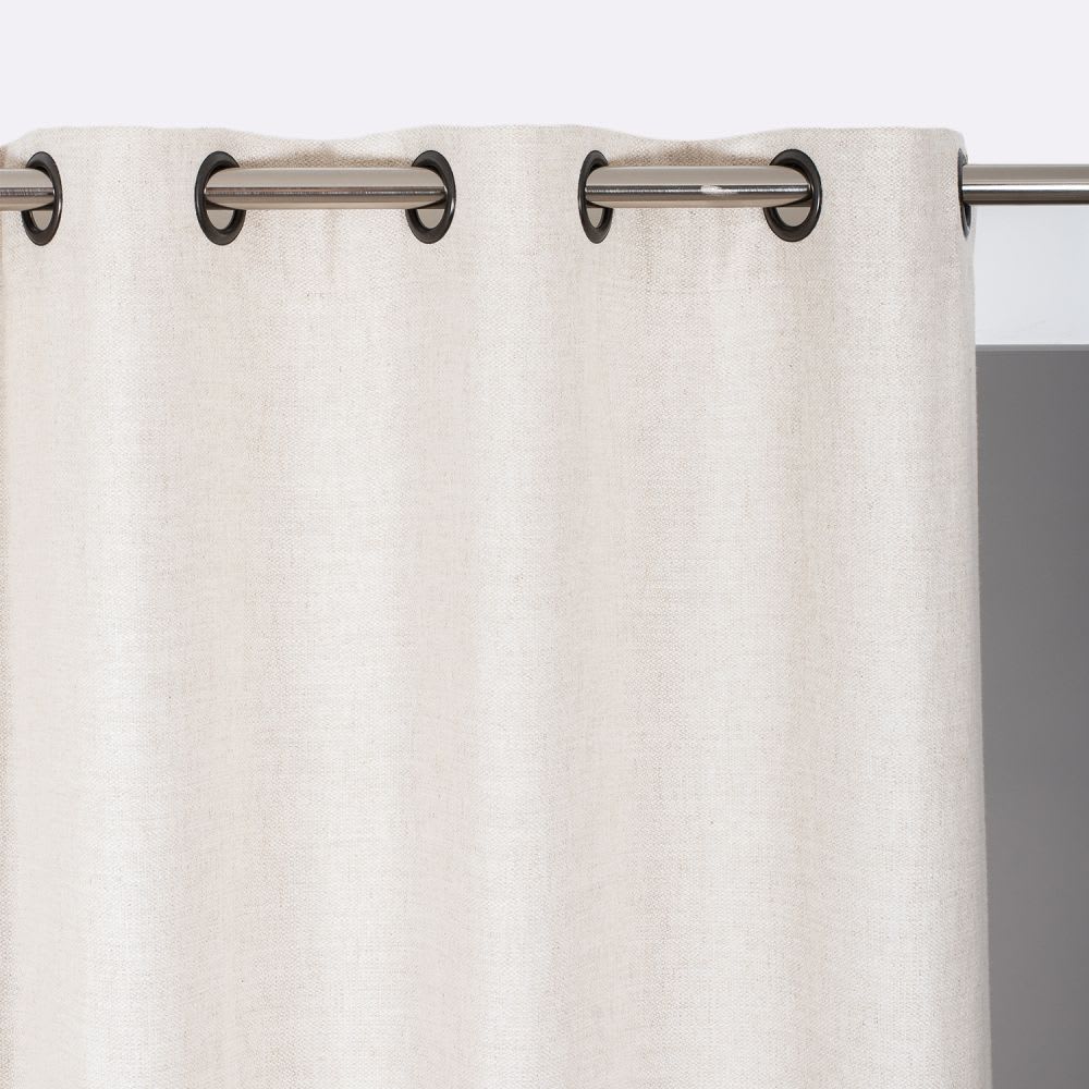 Rideau thermique Oeillets Beige MC721 130L x 260H