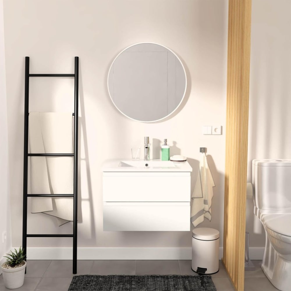 Meuble simple vasque 60cm SORRENTO + vasque