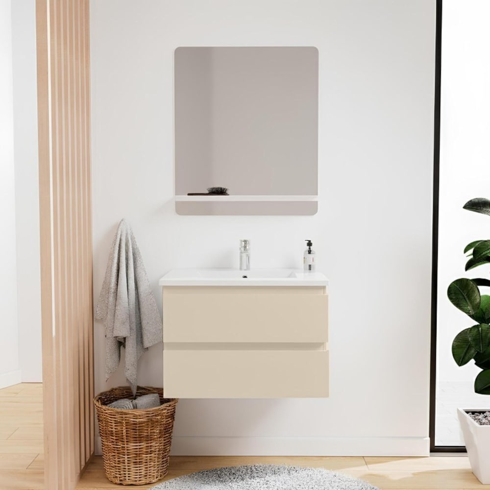 Meuble simple vasque 60cm SORRENTO + vasque
