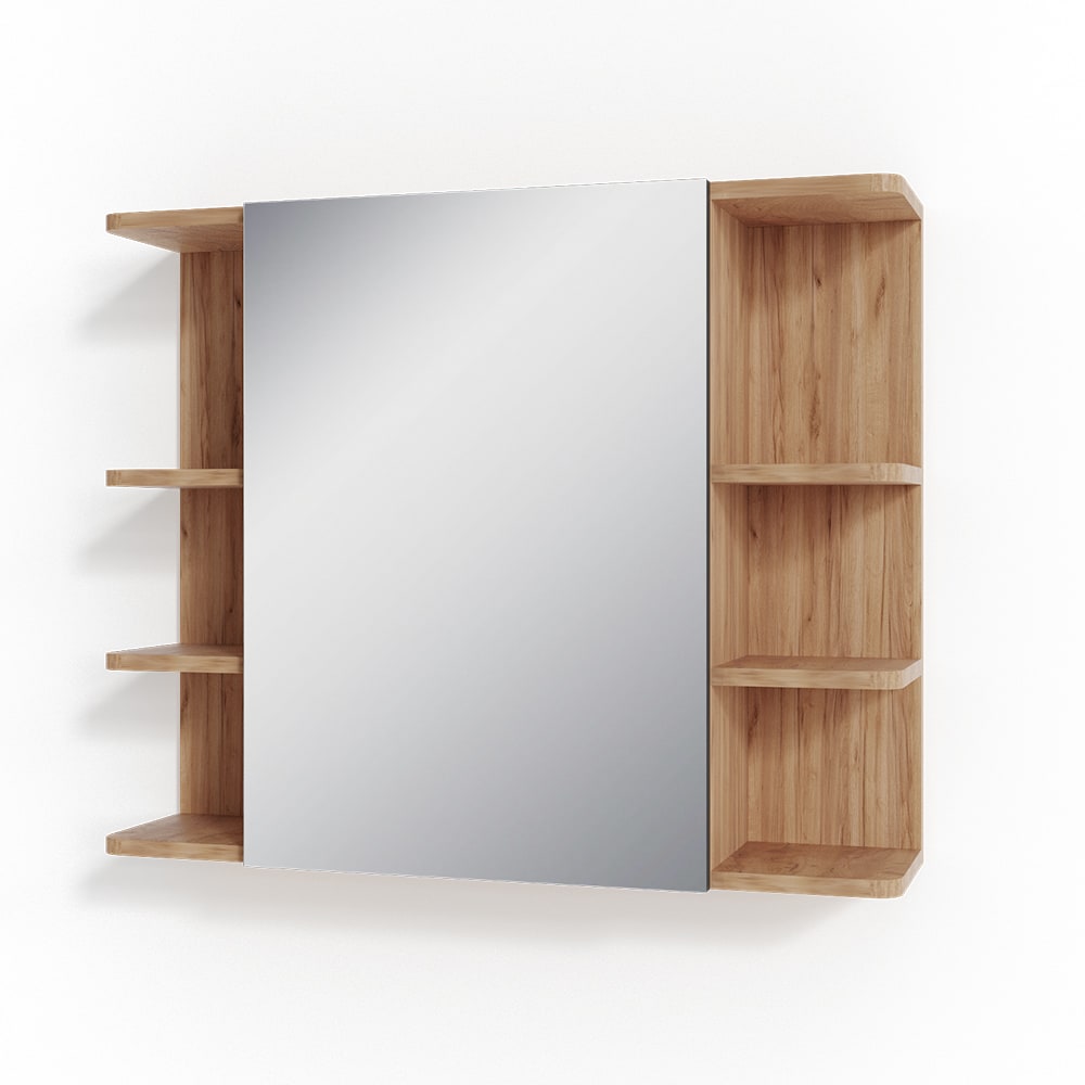 Vicco Armoire de toilette Chêne de force doré 79.6x64cm