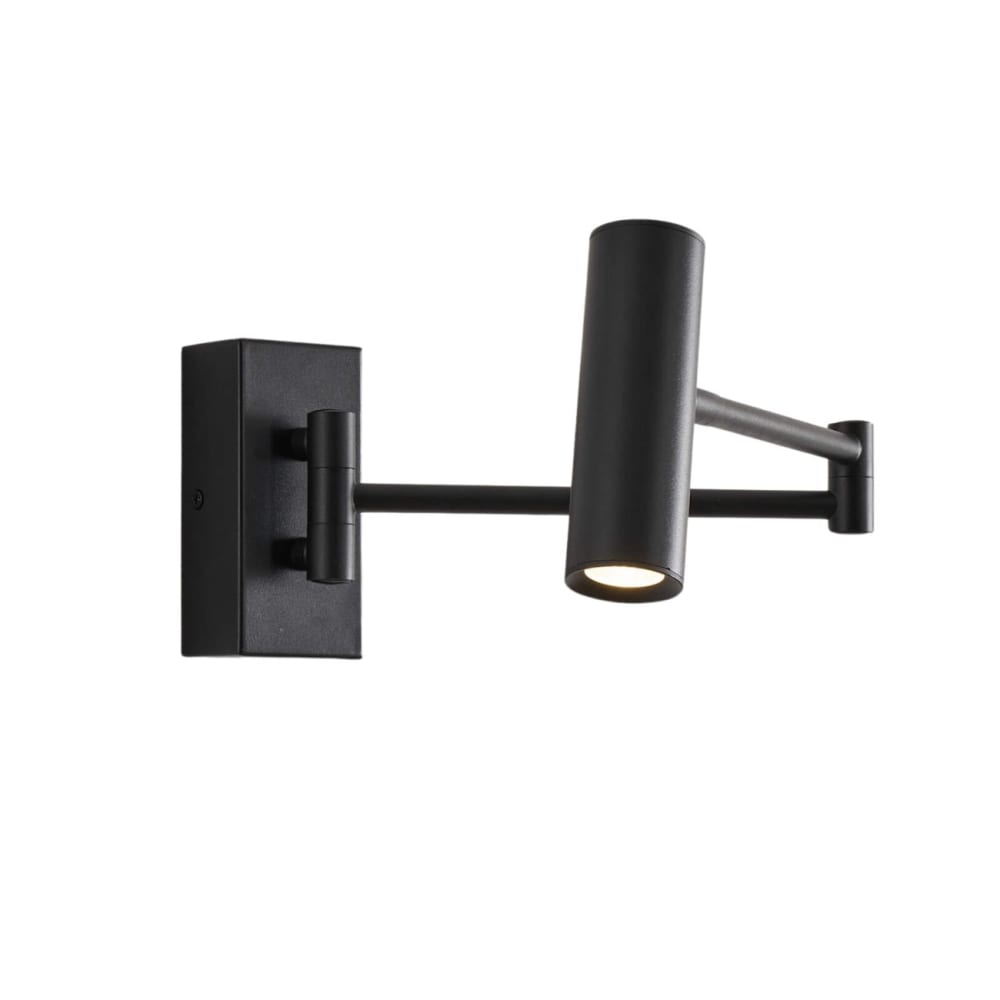Applique noire LED avec liseuse orientable et fonction tactile - Rimio
