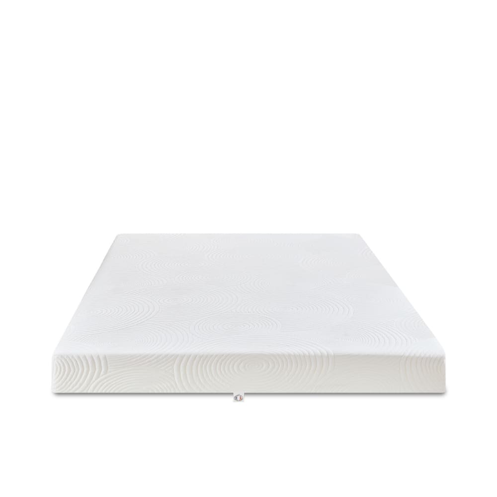 Ensemble Vosges 180x200 cm Matelas Mousse Haute Densité + Sommier Bois