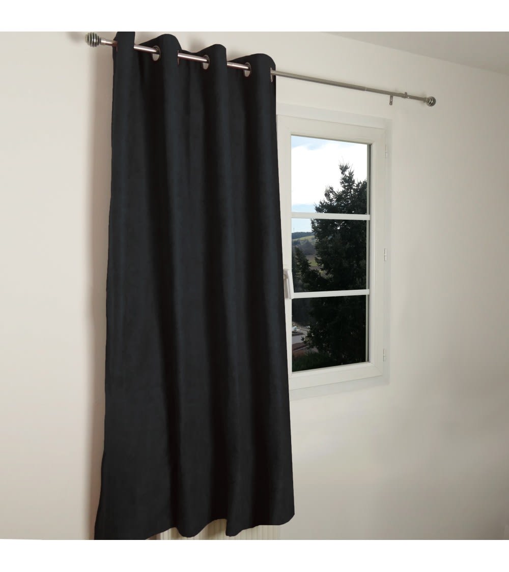 OTTAWA - Rideau Thermique Occultant en Jacquard 140x180 cm