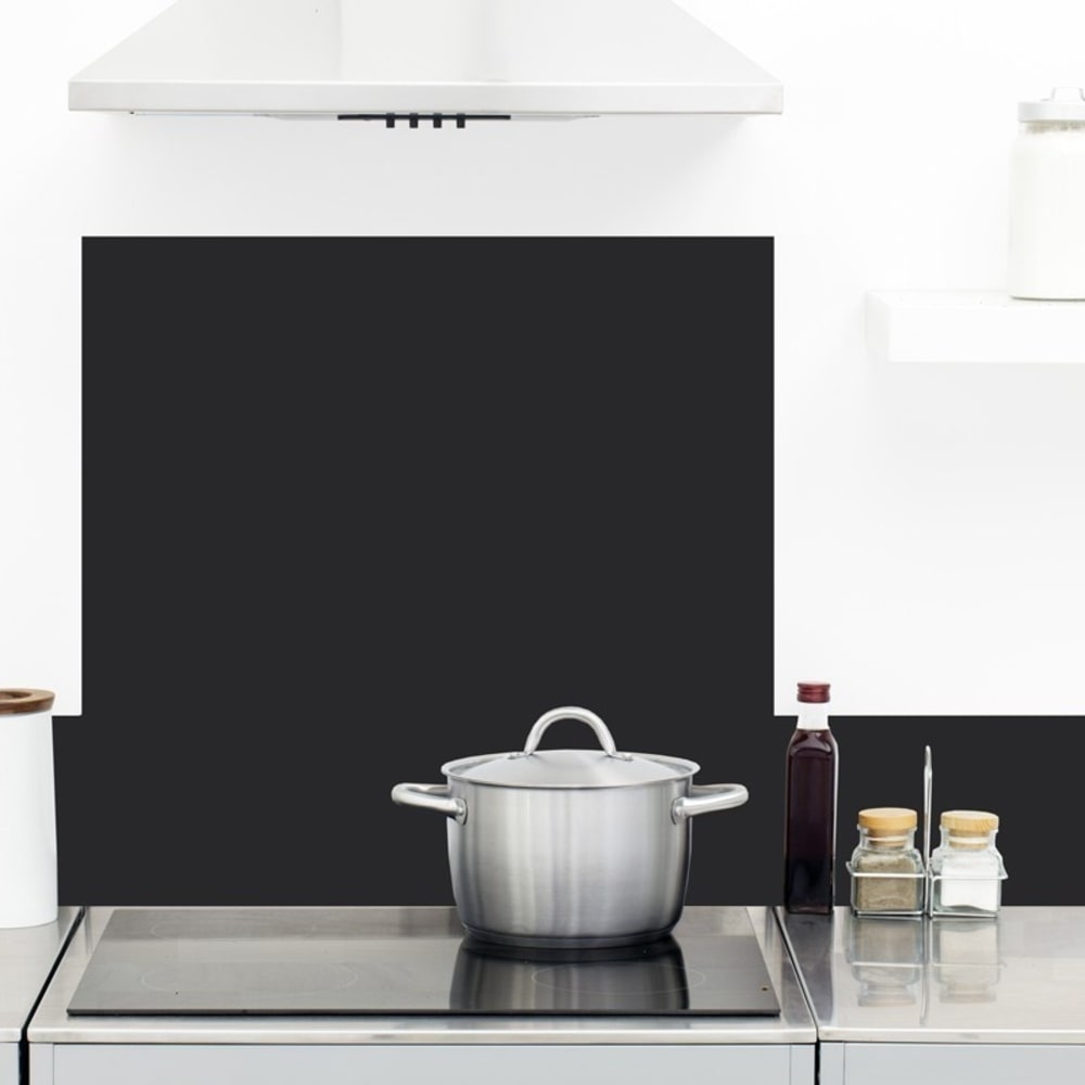 Crédence cuisine en aluminium - effet ardoise gris RAL7016 - 300x20 cm (en 3 bandeaux)