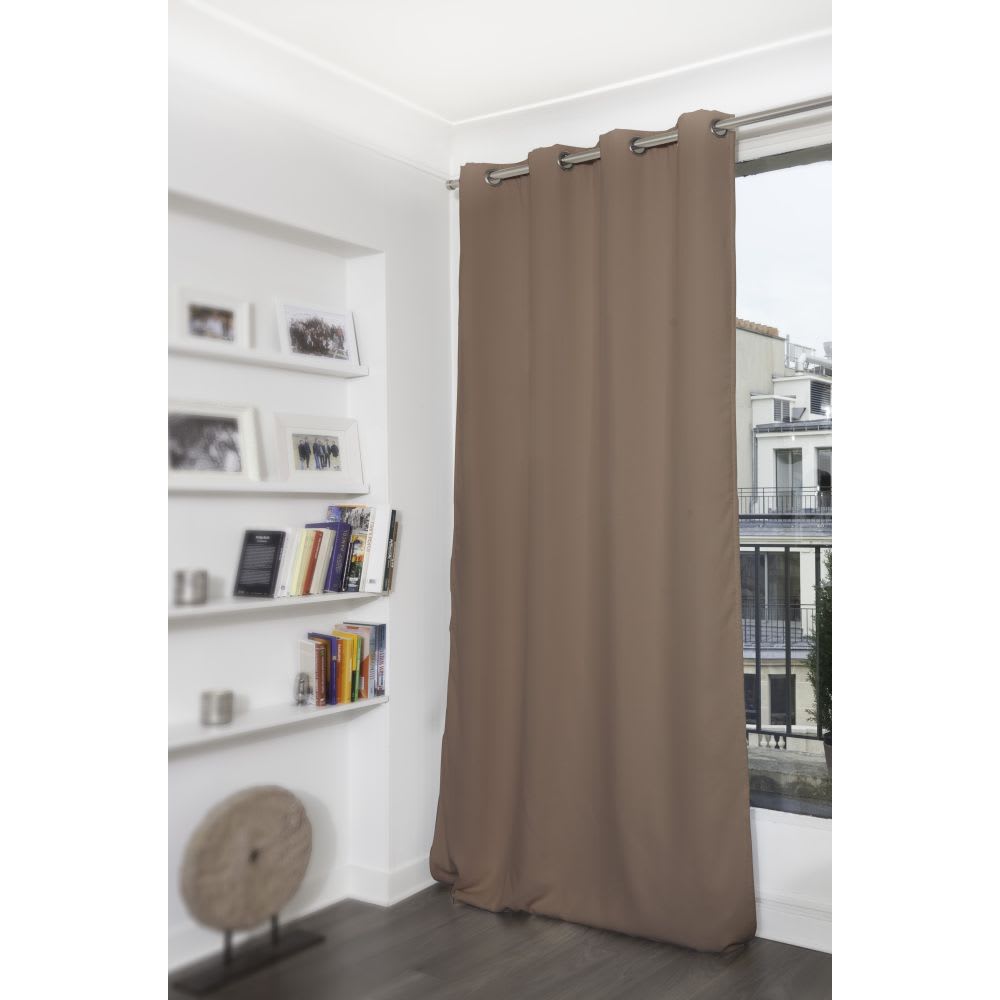 Rideau Occultant Oeillets Beige MC8220 140L x 300H