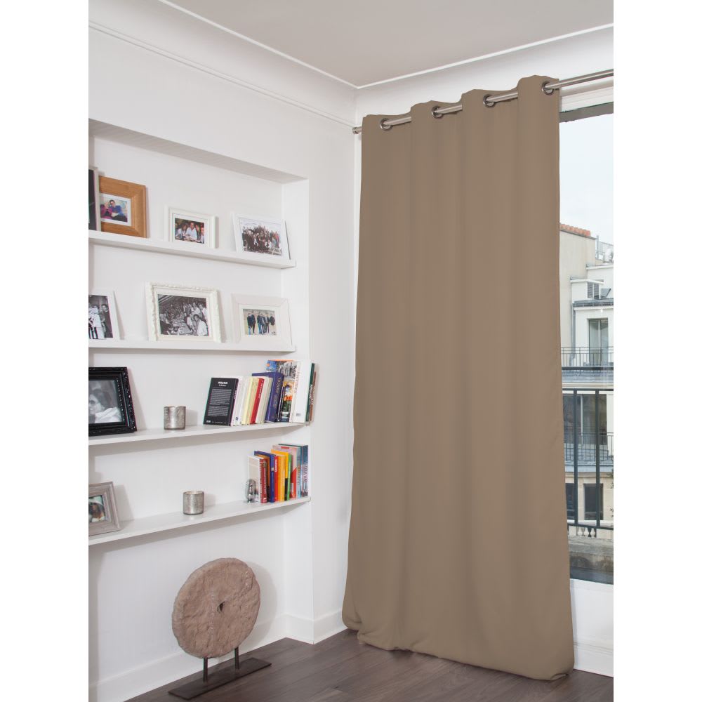 Rideau occultant Oeillets Gris MC740 140L x 260H