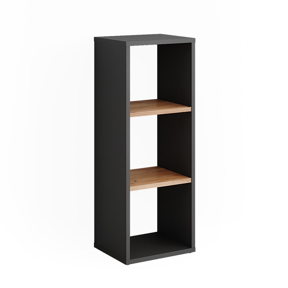 Vicco Armoire à chaussures Anthracite/chêne doré 30x80.1cm