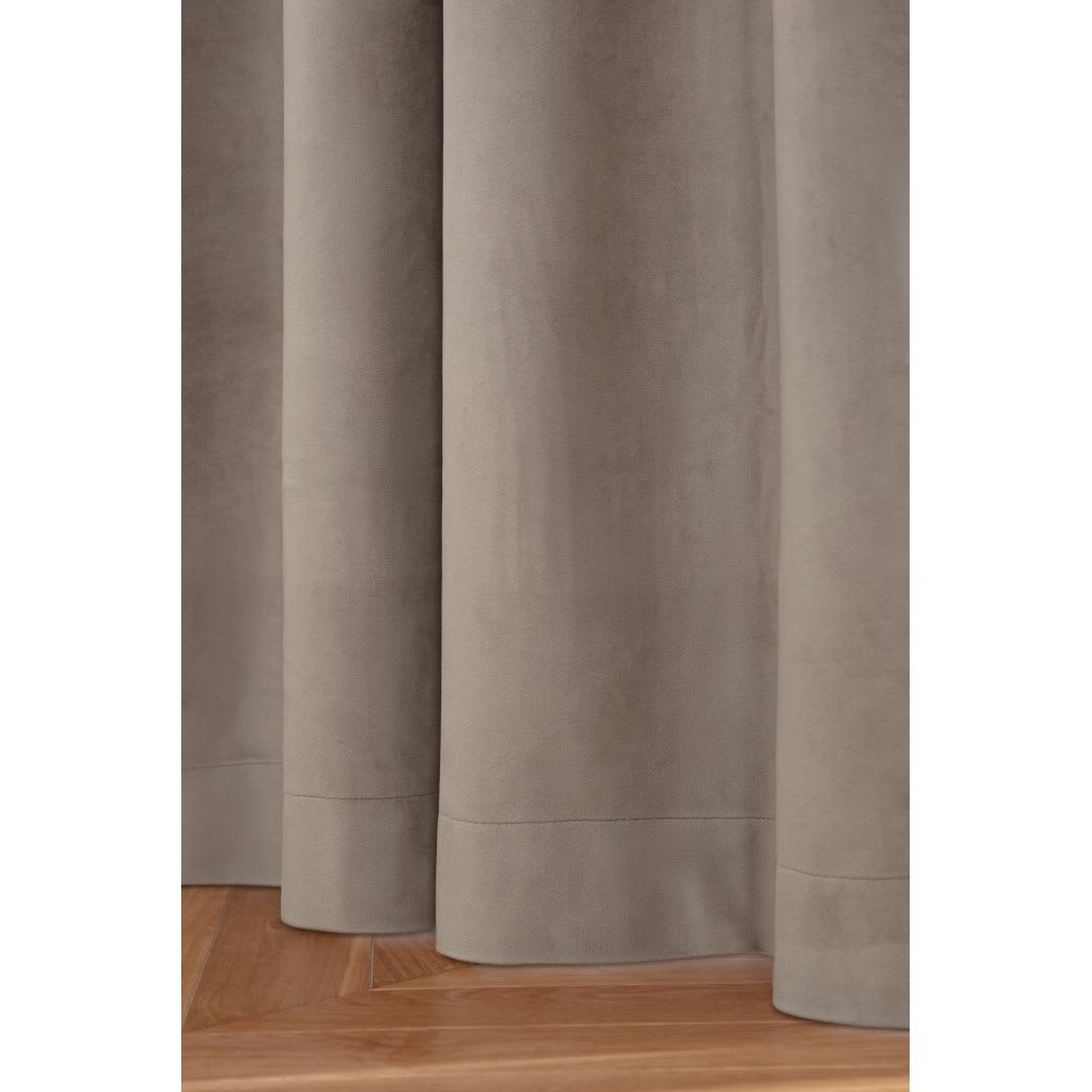 Rideau thermique occultant Oeillets Gris MC740 130L x 250H