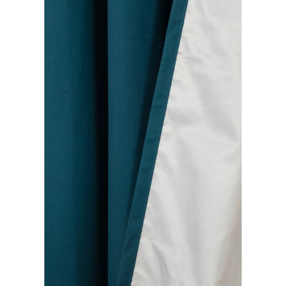 Rideau thermique occultant Oeillets Bleu MC56 130L x 250H