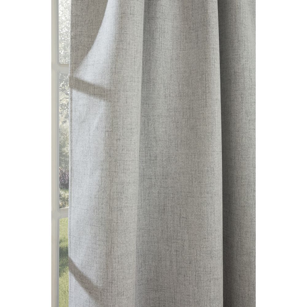 Rideau Phonique Oeillets Gris MC733 130L x 260H
