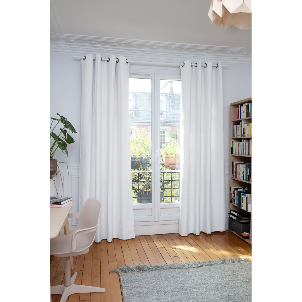 Rideau thermique Oeillets Blanc MC720 130L x 300H