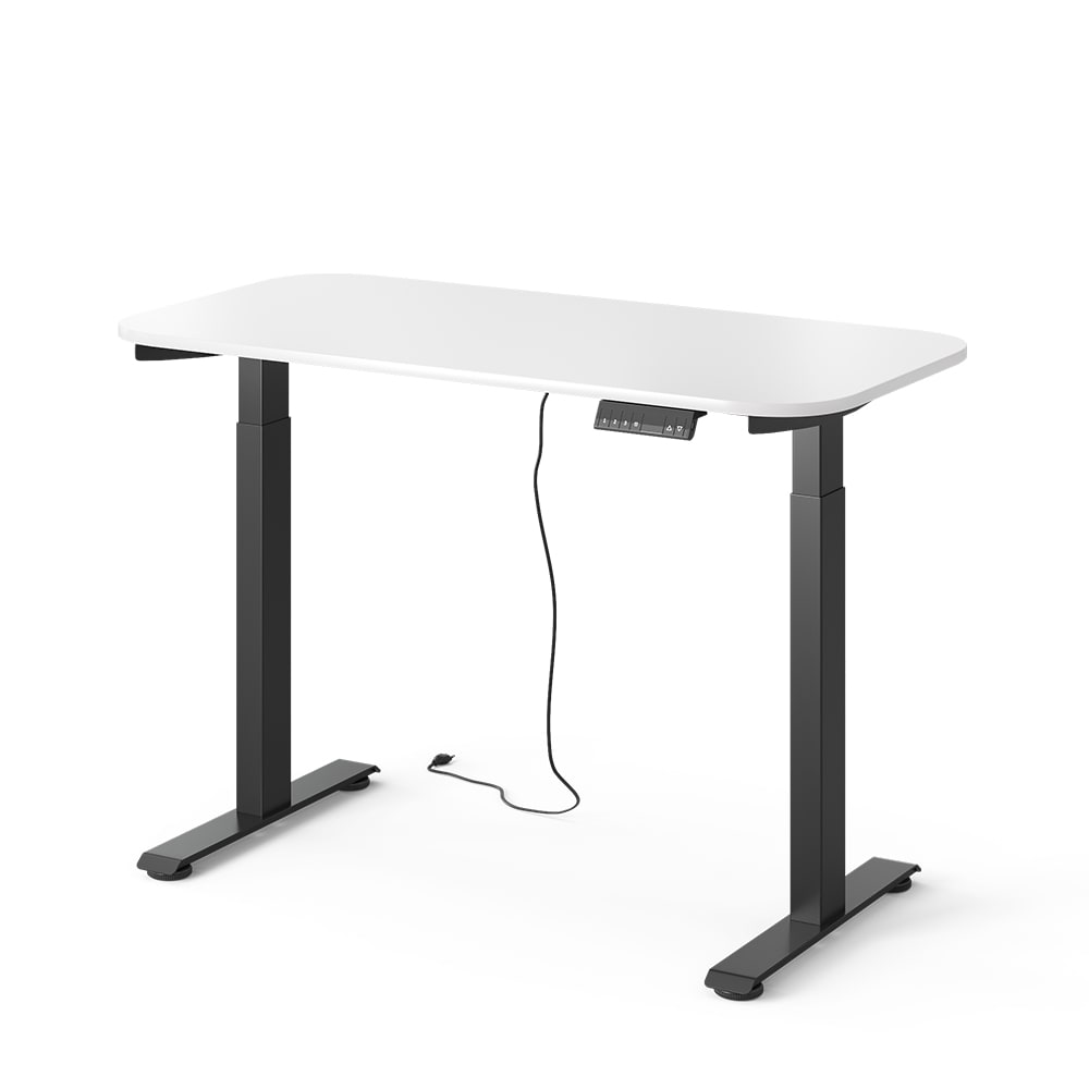 Bureau Elevate, Noir/blanc, 120x60cm 2 Moteurs, Vicco