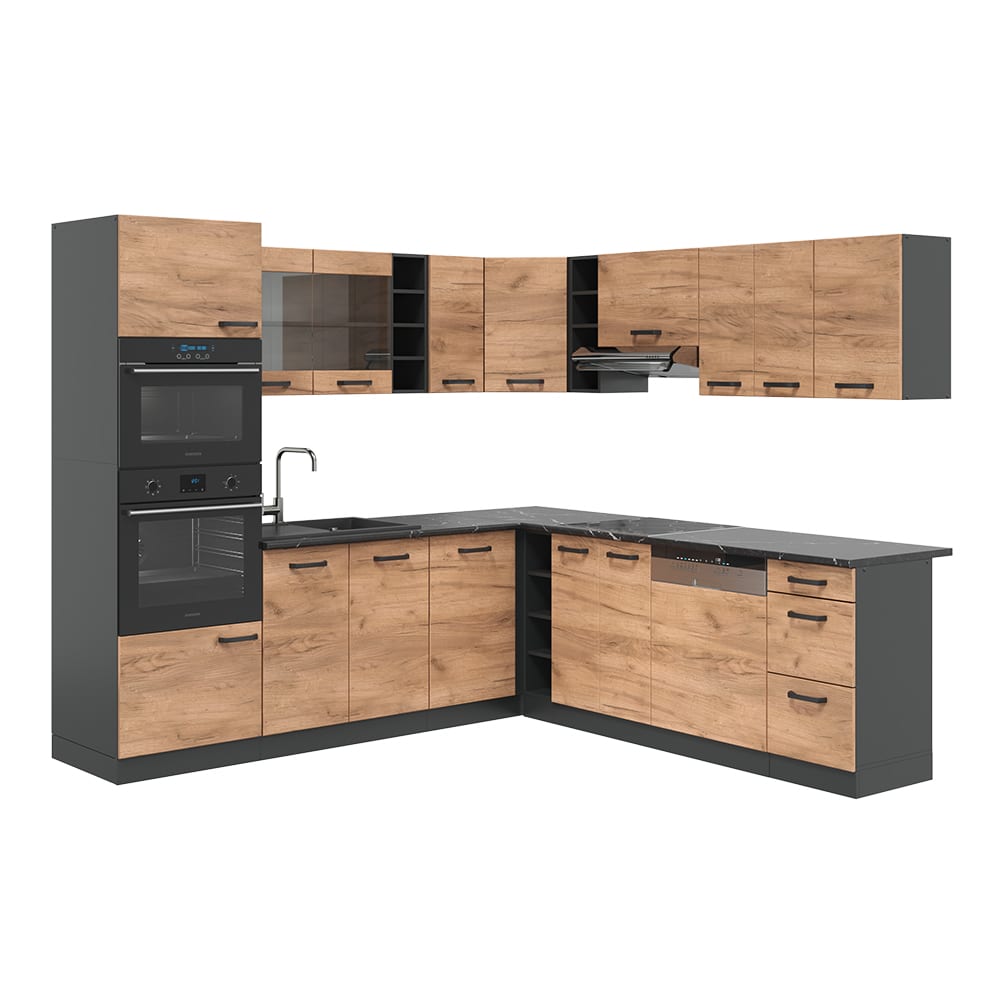 Cuisine En Angle R-line 247 X 237 Cm Sans Pt Vicco