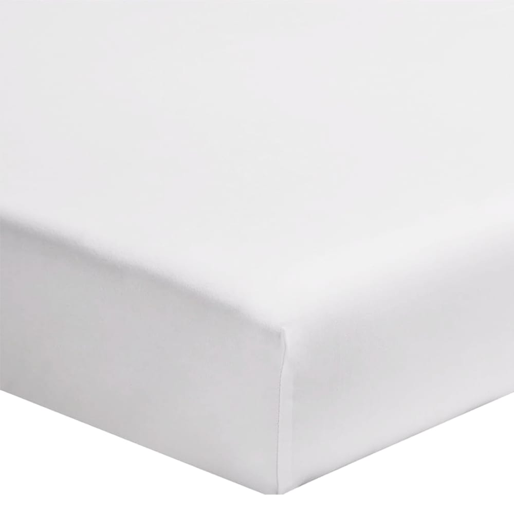 Drap Housse 140x190cm - Blanc Satiné - Satin De Coton - Morphea