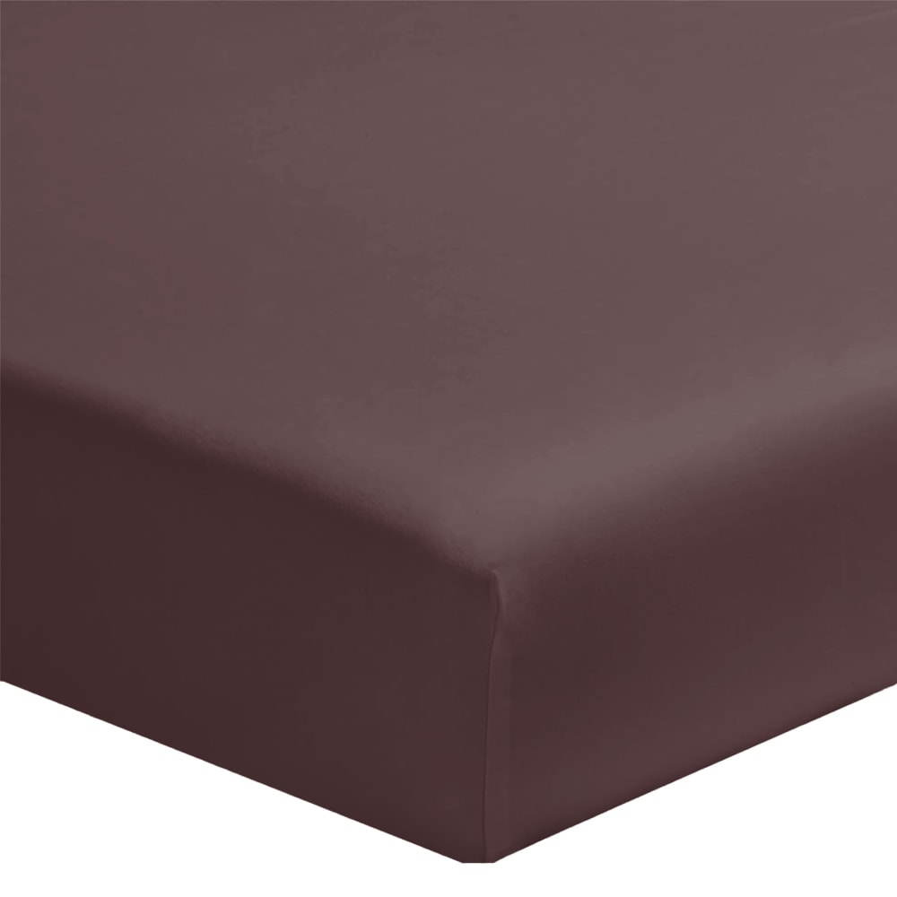 Drap Housse 140x190cm - Chocolate Martini - Coton Lavé - Morphea