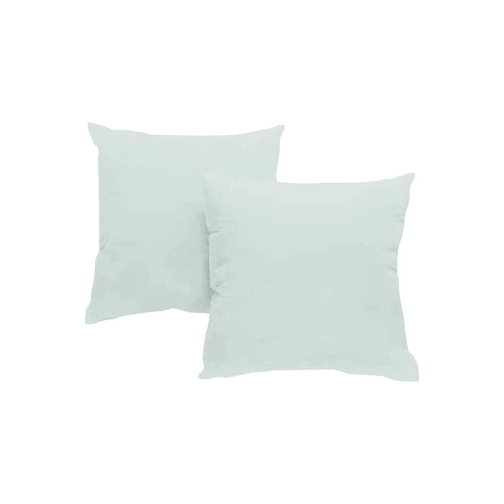 2 Taies D'oreillers 60x60cm - Hint Of Mint - Percale Coton - Morphea