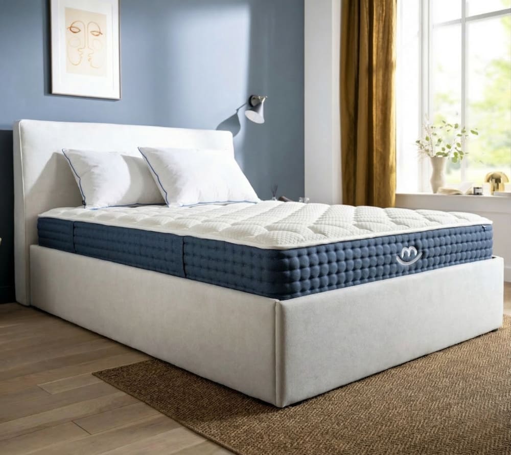 Matelas hybride et oreillers moelleux 160x200cm épais 26cm
